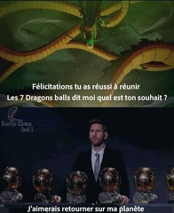 Messi ballon d'or 7 dragon ball shenron