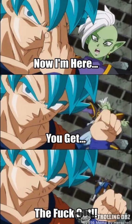 Goku the thug vs zamazu