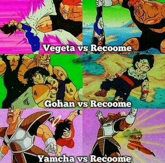 Yamcha vs recoom trolling dbz fight anime troll