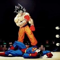 Goku boxe superman parodie dbz