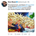 Elon Musk rachete Dragon Ball troll