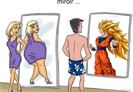 Quand ils se voient devant le miroir 
