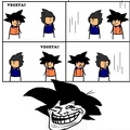 Goku troll Vegeta