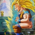 Goku SSJ3 explose les toilettes