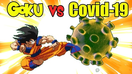 Goku vs covid-19