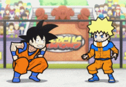 Goku ridiculise rasengan Naruto versus trolling