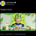 Quand LIDL espagnol utilise Vegeta pour promouvoir ses produits trolling dbz dragon ball z picture
